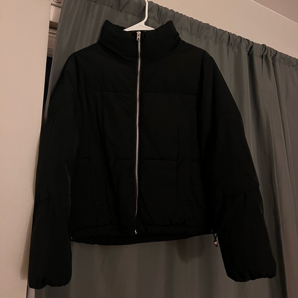 H&M black puffer jacket
